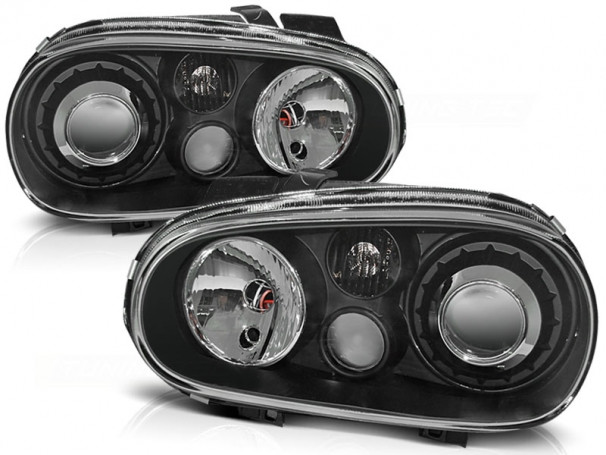 LAMPY PRZEDNIE SPORT BLACK VW GOLF 4 09.97-09.03 - Oswietlenie tuningowe – Lampy samochodowe Zawieszenia sportowe - AB Tuning